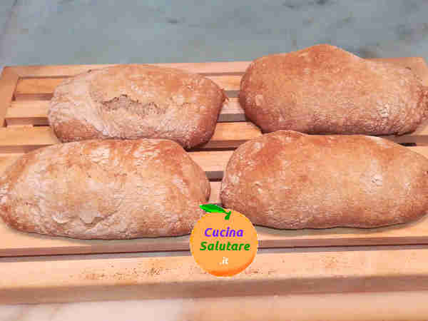 ciabattine semi-integrali sfornate